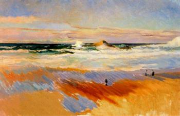 華金 索羅利亞 巴斯蒂達 Biarritz beach 華金 索羅利亞 巴斯蒂達 Biarritz beach